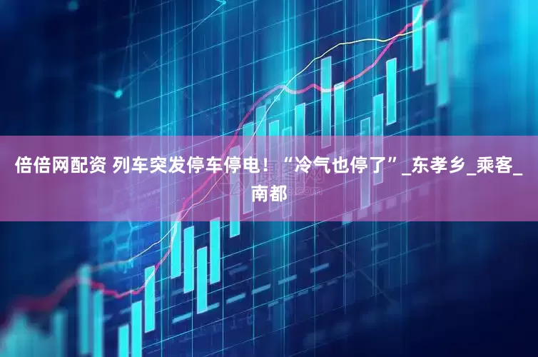 倍倍网配资 列车突发停车停电！“冷气也停了”_东孝乡_乘客_南都